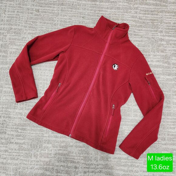 Columbia womens Florida State Seminoles fleece full zip jacket size M - Picture 1 of 12